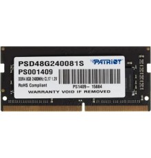 Patriot DDR4 SODIMM 8GB PSD48G240081S PC4-19200, 2400MHz