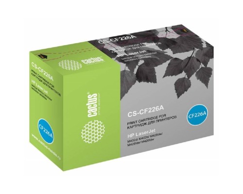 [расходные материалы] CACTUS CF226A Картридж для HP LJ Pro M402dn/M402n/M426dw/M426fdn/M426fdw (3100стр.)  Black