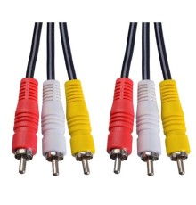 PERFEO Кабель 3xRCA вилка - 3xRCA вилка, длина 1,5 м. (R3103)