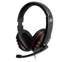 Oklick HS-L380G черный/красный 1.8м мониторы оголовье (JD-032) [1100404]