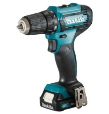 Makita DF333DWAE Дрель ак,{12В,2х2Ач Li-ion(слайдер),БЗП-10мм,0-450\1700об\м,30\14Нм,1.1кг,чем,подсв}
