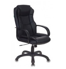 Кресло руководителя Бюрократ CH-839/BLACK черный Пегас искусственная кожа [1088448]