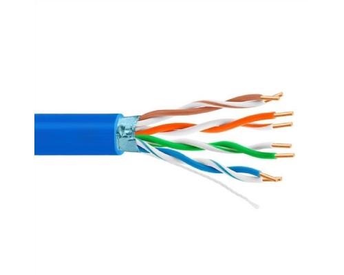 [Кабель] 5bites Кабель FS5505-305A-BL витая пара FTP / SOLID / 5E / 24AWG / CCA / PVC / BLUE / 305M