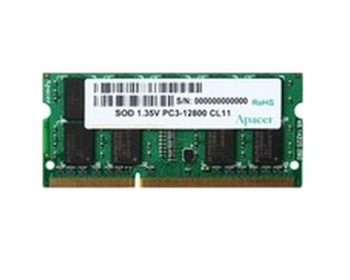 [Модуль памяти] Apacer DDR3 SODIMM 4GB DV.04G2K.KAM PC3-12800, 1600MHz, 1.35V