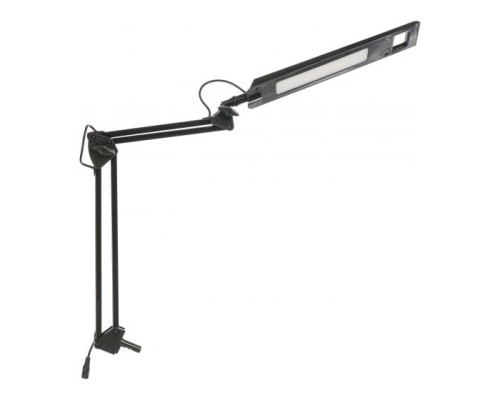 [Camelion Настольные светильники] Camelion KD-821  C02 черный LED (Св-к наст.,8 Вт, 230В, 2 ур.ярк,350лм, струбцина)