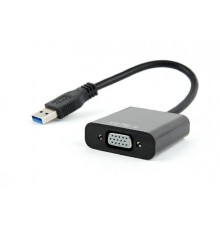 Cablexpert Видео-адаптер USB3 – VGA , черный (AB-U3M-VGAF-01)