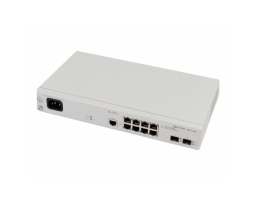 [Сетевое оборудование] ELTEX MES2408 Ethernet-коммутатор 8 портов 10/100/1000BASE-T, 2 порта 100BASE-FX/1000BASE-X, L2, 220V AC