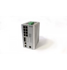 ELTEX MES3508P Ethernet-коммутатор 8х10/100/1000Base-T (PoE/PoE+), 2 х combo 10/100/1000Base-T/1000Base-X, L3, 48 (45 ~ 57)