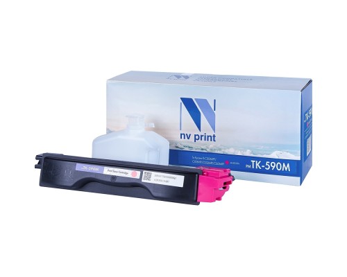 [Расходные материалы] NVPrint TK-590M Тонер-картридж для Kyocera FS-C2026MFP/C2126/C2526MFP/C2626/C5250DN/P6026cdn/M6526cdn (7000k), magenta