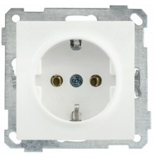 Iek ERB11-K01-16-1 РС11-1-0-Б Розетка с з/к 16А BOLERO белый