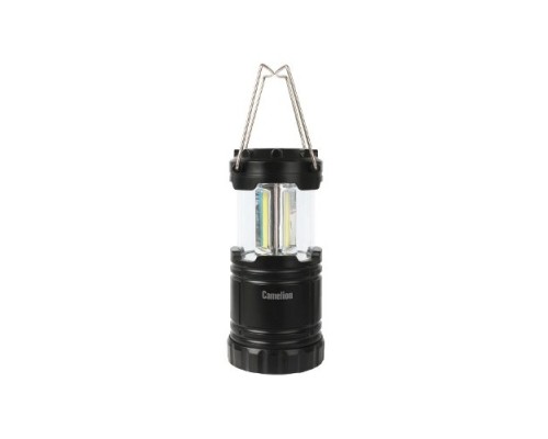 [Camelion Фонари] Camelion LED5632  (фонарь для кемпинга 3XR03, черный, 3X COB LED, пласт. кор.)