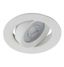 Эра Б0037036 KL LED 22A-5 3K WH Светильник ЭРА светодиодный круглый поворотн. LED SMD 5W 3000K, белый