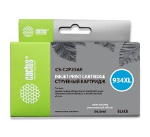 Cactus C2P23AE Картридж №934XL для HP DJ Pro 6230/6830 черный