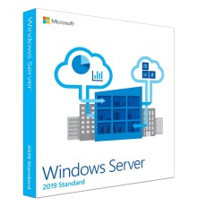 P73-07680 Microsoft Windows Server Standard 2019 English 64-bit Russia Only DVD 5 Clt 16 Core License