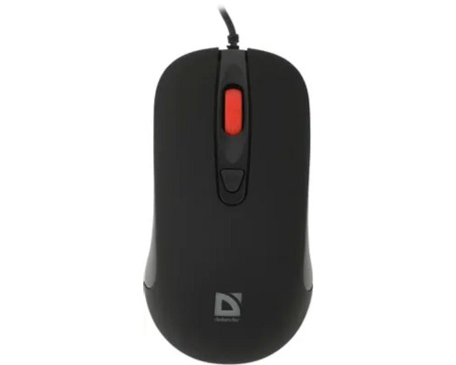 [Мышь] Defender Ultra Classic MB-280 [52281] {Проводная оптическая мышь, 7 цветов, 3 кнопки, 1000/1200dpii, черный}