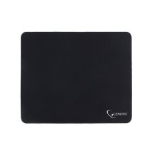 Коврик для мыши Gembird MP-BLACK, чёрный, размеры 250*200*2мм, полиэстер+резина