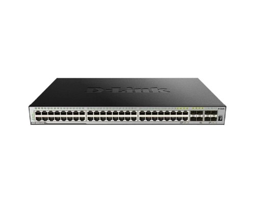 [Сетевое оборудование] D-Link DGS-3630-52TC/A2ASI PROJ Управляемый L3 коммутатор, стек, 44x1000Base-T, 4x10GBase-X SFP+, 4xCombo 1000Base-T/SFP, ПО SI