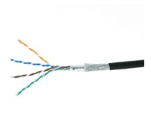 Cablexpert [SPC-5051E-SO-OUT] Кабель SFTP5e, 4 пары, 0.51 мм, медь, однож., экран, оплётка, 305 м, outdoor, Fluke Test