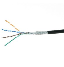 Cablexpert [SPC-5051E-SO-OUT] Кабель SFTP5e, 4 пары, 0.51 мм, медь, однож., экран, оплётка, 305 м, outdoor, Fluke Test