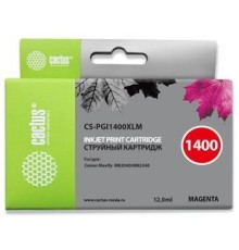 CACTUS PGI-1400XL M Картридж струйный для Canon MB2050/MB2350/MB2040/MB2340, пурпурный (12мл)
