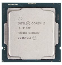 CPU Intel Core i3-9100F Coffee Lake OEM {3.60Ггц, 6МБ, Socket 1151v2} CM8068403358820/CM8068403377321