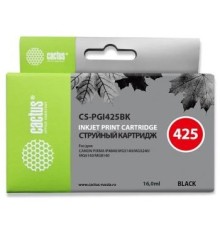 Cactus  PGI425BK Картридж для Canon PIXMA iP4840/MG5140/MG6140/MX884, черный, 16 мл.