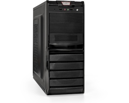 [Корпуса] Exegate EX278395RUS Корпус Miditower Exegate XP-329S Black, ATX, <XP350, Black,120mm>, 2*USB, Audio
