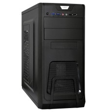 Exegate EX278391RUS Корпус Miditower Exegate CP-603 Black, ATX, <CP400W, 80mm>, 2*USB+2*USB3.0, Audio
