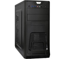 Exegate EX278393RUS Корпус Miditower Exegate CP-603 Black, ATX, <CP500W, 80mm>, 2*USB+2*USB3.0, Audio