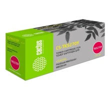 Cactus TK-5270Y  Картридж CS-TK5270Y  для Kyocera Ecosys P6230cdn/M6230cidn/M6630cidn, желтый (6000стр.)