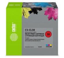 Cactus CL-38 Картридж для Canon Pixma iP1800/iP1900/iP2500/iP2600/MP140/MP190/MP210/MP220/MP470/MX300/MX310, голубой/пурпурный/желтый 