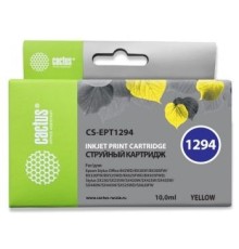 Cactus EPT1294  Картридж для  Epson Stylus Office B42/BX305/BX305F/BX320/BX525/BX625/SX420/SX425/SX525/SX622, желтый