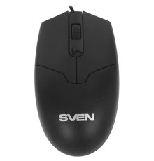 Мышь Sven RX-30 USB чёрная (2+1кл. 1000DPI,  каб. 2м., кор)
