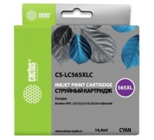 Cactus LC565XLC Картридж  для Brother  MFC-J2510, голубой
