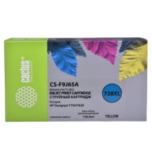 F9J65A CACTUS  Картридж 728XL для HP DJ T730/T830, желтый