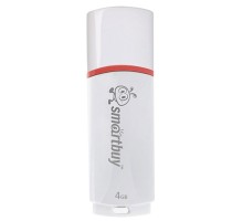 Smartbuy USB Drive 4Gb Crown White SB4GBCRW-W