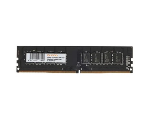 [Модуль памяти] QUMO DDR4 DIMM 16GB QUM4U-16G2666P19 PC4-21300, 2666MHz