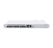 MikroTik CRS312-4C+8XG-RM Коммутатор Cloud Router Switch (L3) 8х 1G/2.5G/5G/10G RJ45,  4х 10G RJ45/SFP+ with RouterOS L5, 1U rackmount enclosure