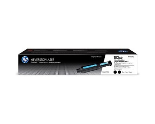 [Расходные материалы] HP W1103AD Заправочный контейнер для принтера HP Neverstop тип 103A черный (2*2500 стр.)
