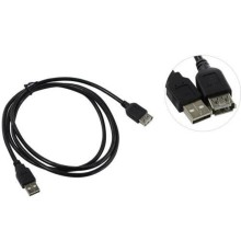 TELECOM Кабель удлинительный USB2.0 <Am-->Af> 1,5 м черный <TUS6990-1.5M>[6938510900104]