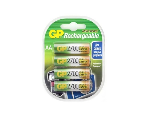 [Аккумулятор] GP 270AAHC-2DECRC4  (4 шт. в уп-ке)  аккумулятор (GP270AAHCRGY-2CRCB4)