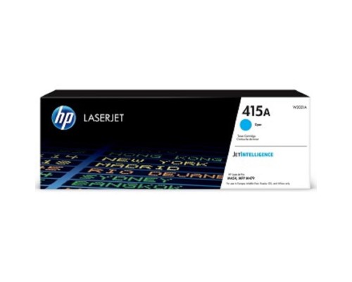 [Расходные материалы] HP W2031A Картридж 415A голубой (2100стр.) для HP HP LJ M454/MFP M479