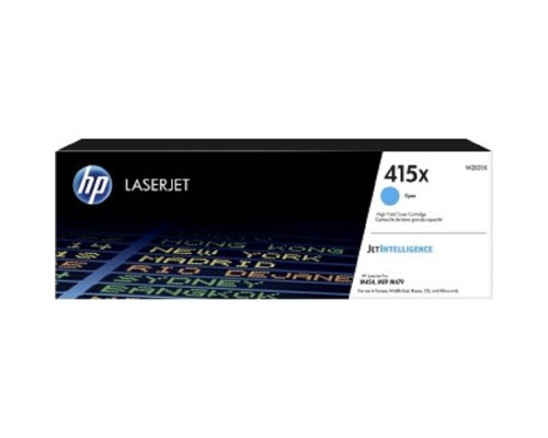 [Расходные материалы] HP W2031X Картридж 415X увеличенной емкости, голубой (6000стр.) {HP LJ M454/MFP M479}