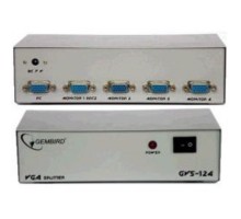 Gembird GVS124  Разветвитель сигнала VGA на 4 монитора (Gembird/Cablexpert) 