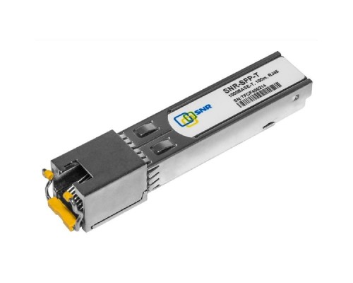 [Сетевое оборудование] SNR-SFP-T Модуль SFP с интерфейсом RJ45, до 100м