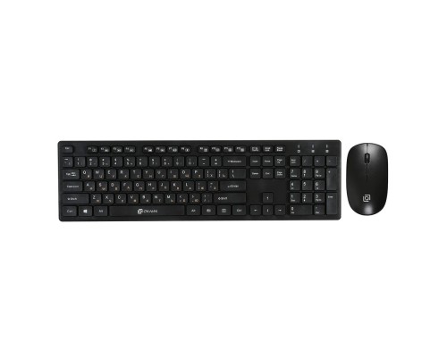 [Клавиатура] Клавиатура + мышь Oklick 240M  Black USB [1091253] 