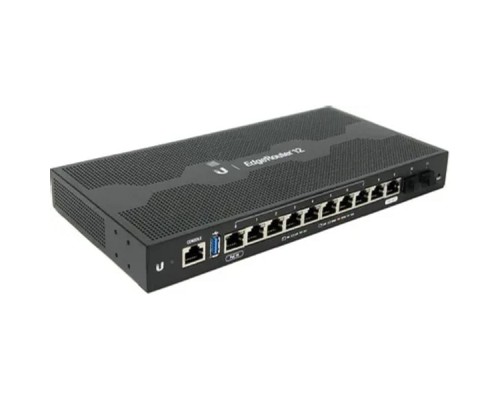 [Сетевое оборудование] UBIQUITI ER-12-EU EdgeRouter 12 Маршрутизатор 4 ядра (1 ГГц), 10х 1G RJ45, 2х SFP, раздача PoE