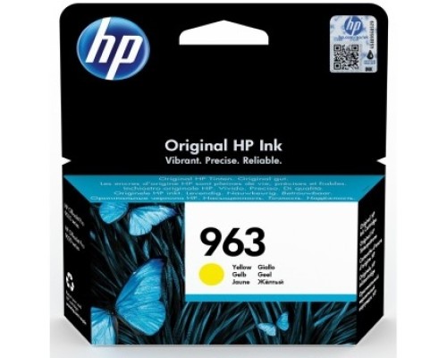 [Расходные материалы] HP 3JA25AE Картридж струйный  963 желтый (700стр.) {HP OfficeJet Pro 901x/902x/HP}