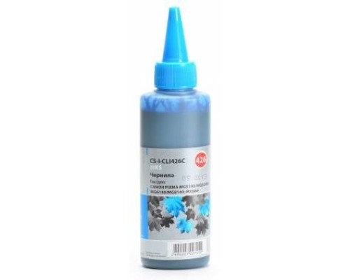 [Расходные материалы] Cactus CS-I-CLI426C Чернила для  Canon Pixma MG5140/5240/6140/8140/MX884, голубой, 100мл