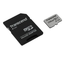 Micro SecureDigital 256Gb Transcend Class 10 TS256GUSD300S-A {MicroSDXC Class 10 UHS-I U3, SD adapter}